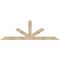 Ekena Millwork Saratoga Rough Sawn Timber Gable Bracket, Douglas Fir, 108"W x 36"H x 6"D x 6"F, 8/12 Pitch GBW108X36X0606SAR00RDF - alternate 1